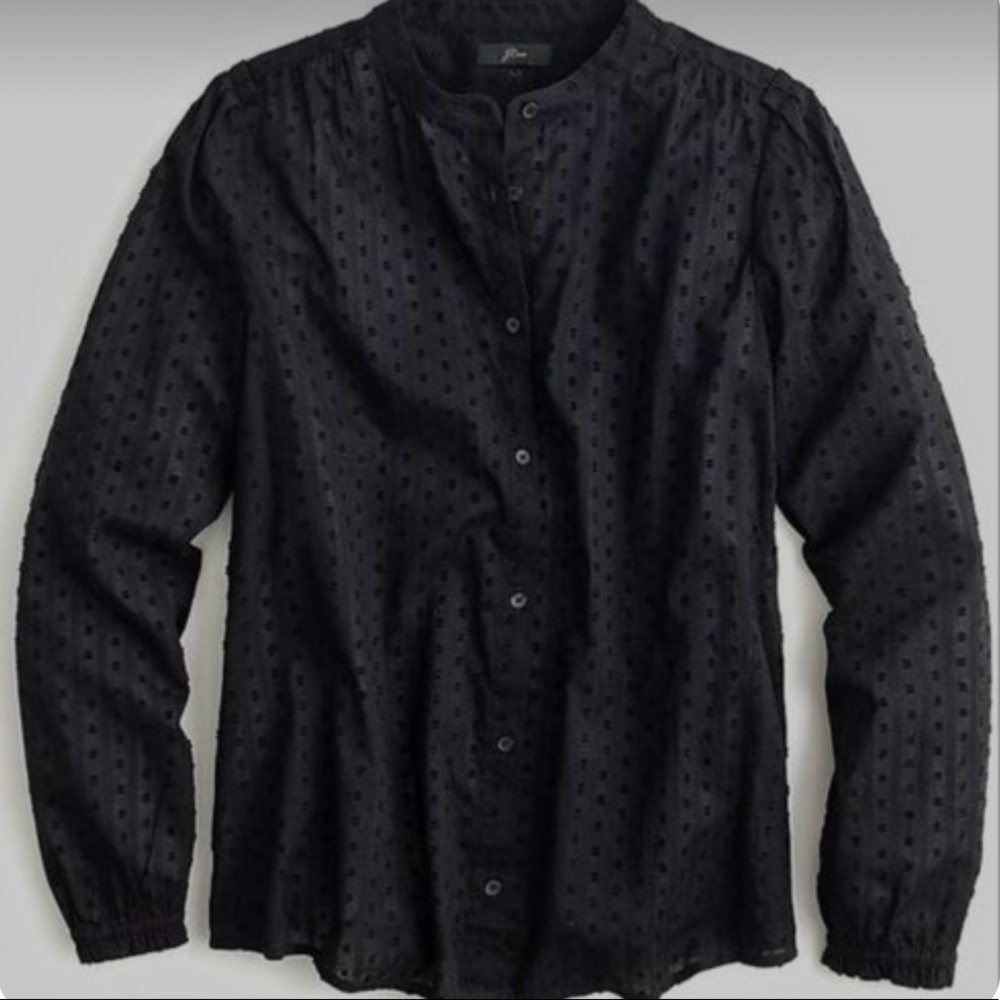 J.Crew Blouse in Swiss Dot